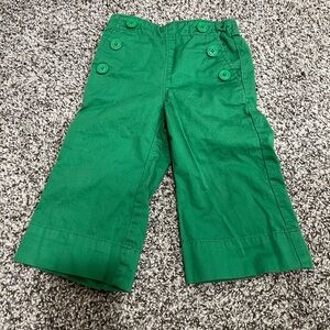 Green pants. Baby Gap